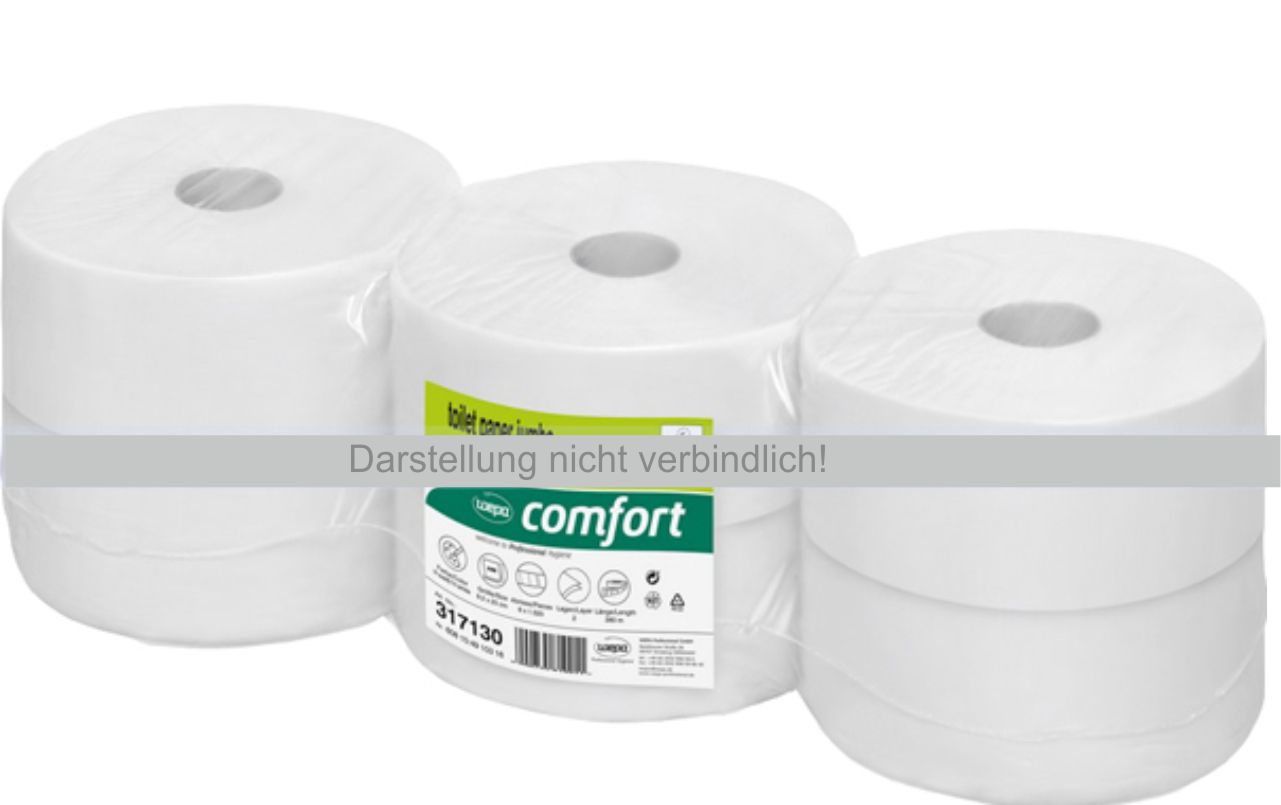 Toilettenpapier Großrolle weiß 2-lagig (VE)