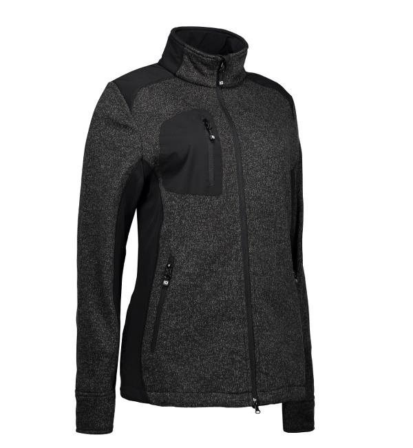 Damen Strickfleecejacke ID0851