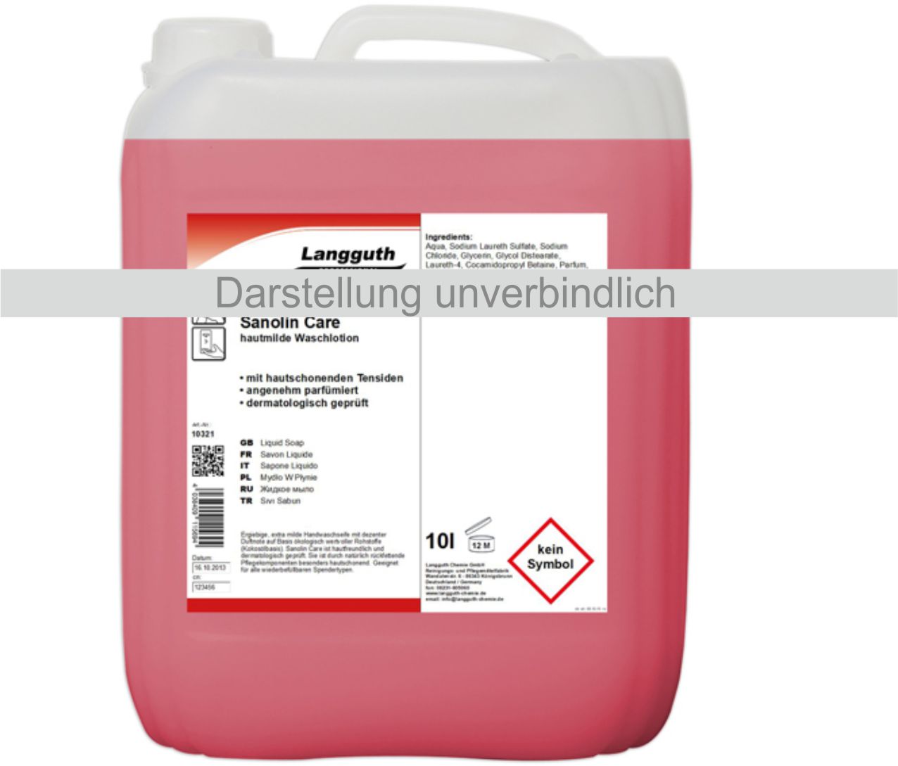 Flüssigseife rose 10L