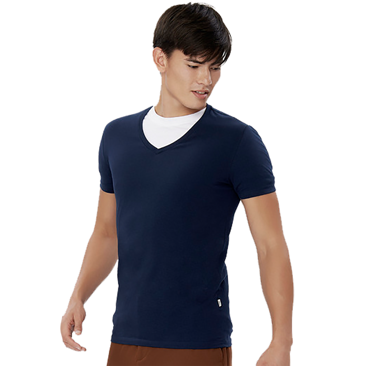 Herren-V-Shirt Stretch H272