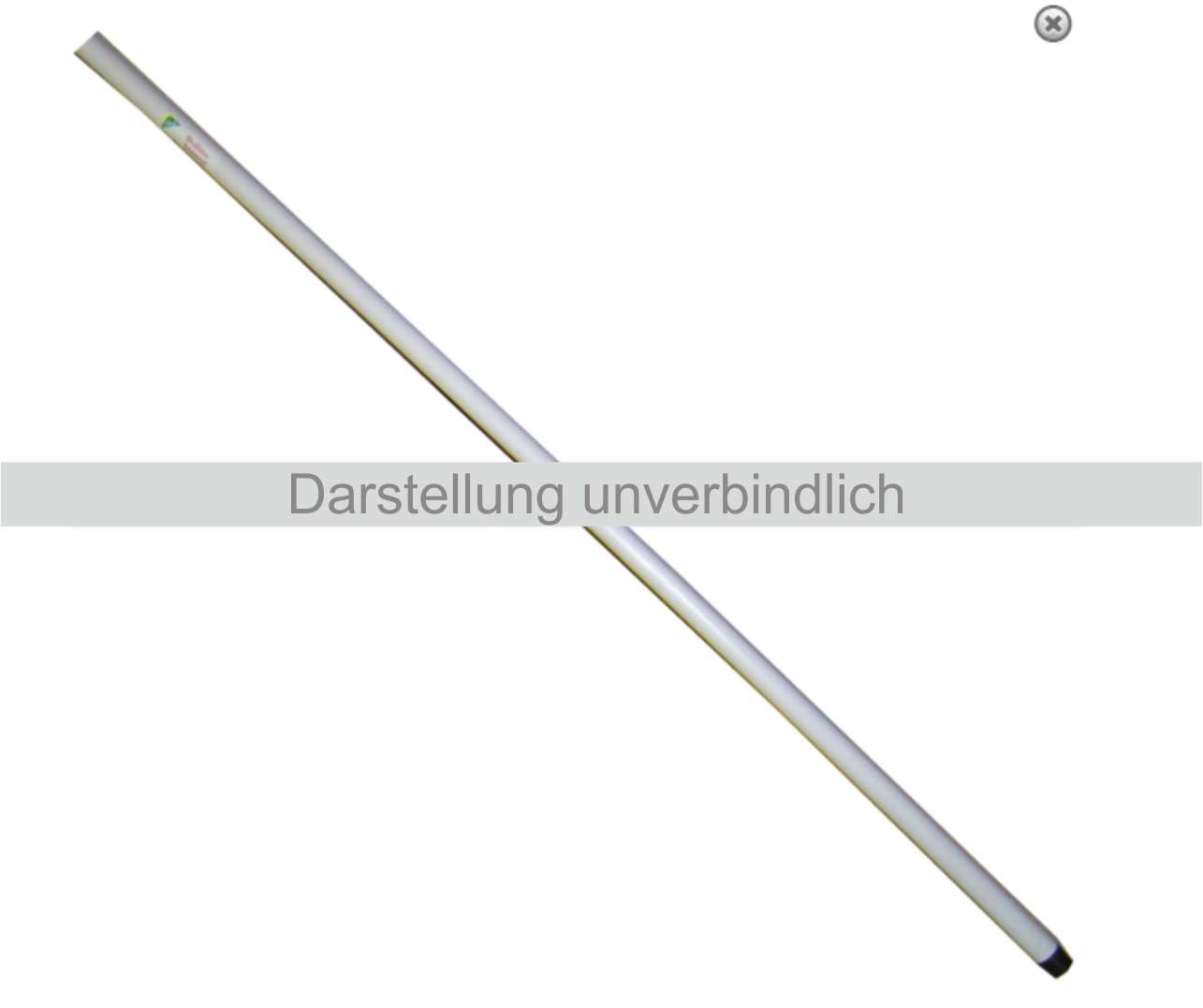 Metallstiel weiß 1400 mm