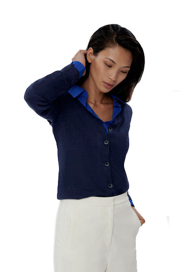 Damen-Cardigan Merino Wool H140