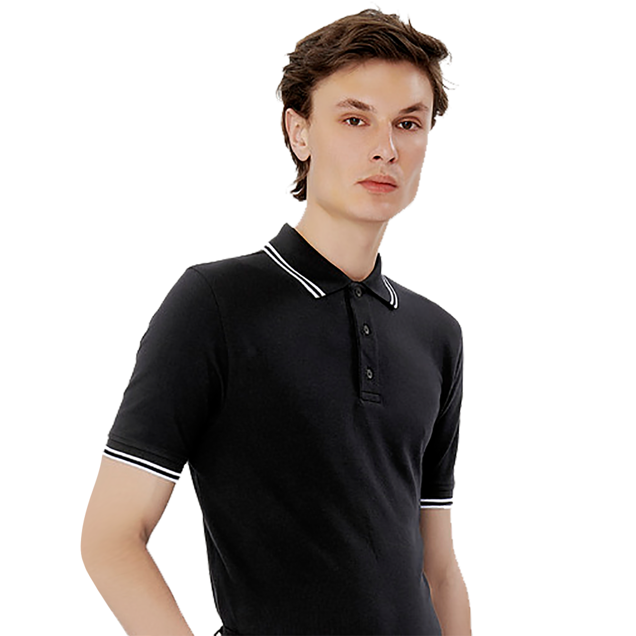 Herren Poloshirt Twin-Stripe H805