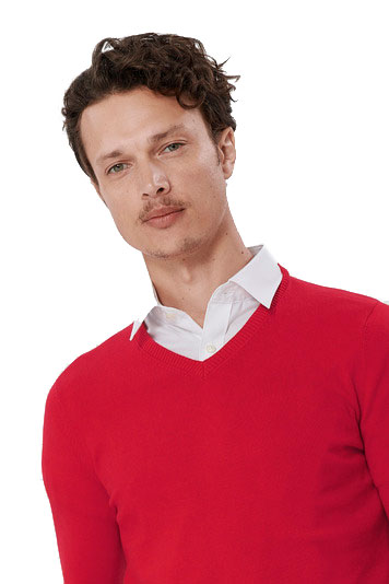 V-Pullover Premium-Cotton H143