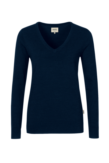 Damen-V-Pullover Merino Wool H134