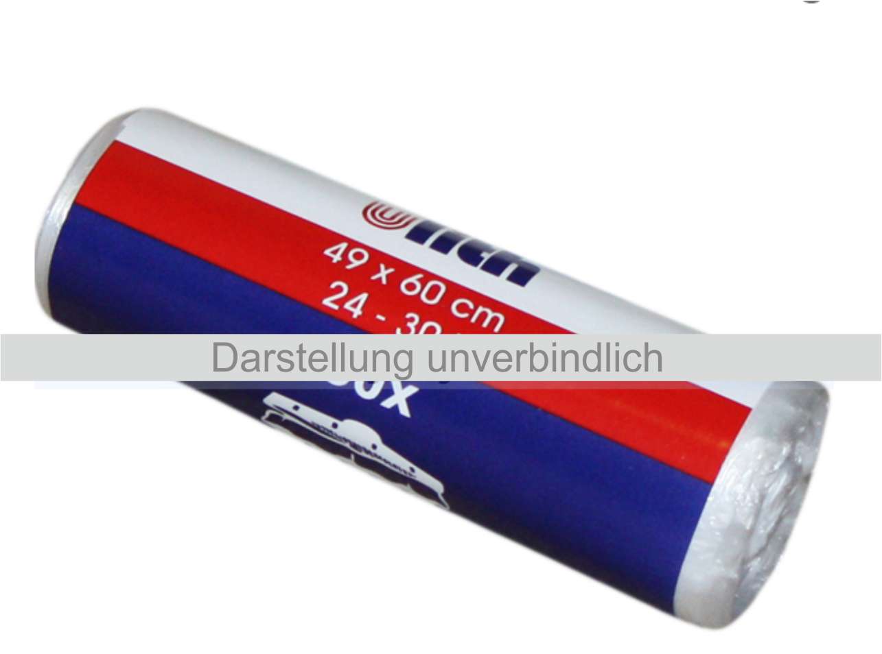 Müllbeutel transparent 50 Stück/Rolle - 30L (VE)