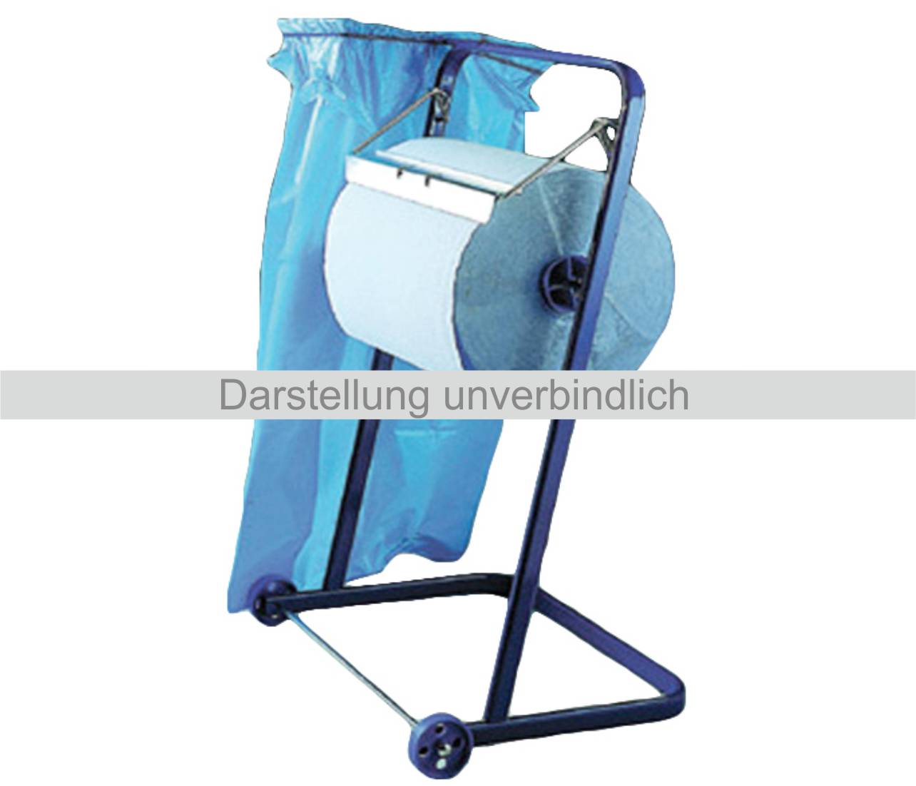Papierhalter mit Sackhalter für Putzrollen