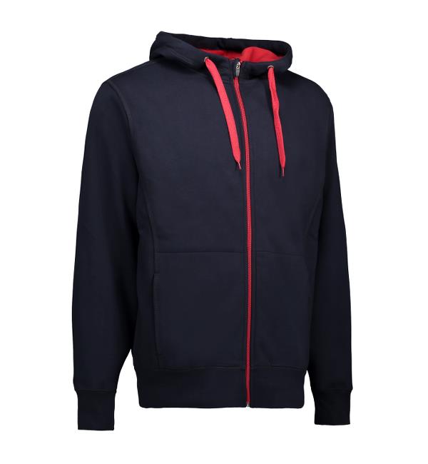 Herren Bonded Hoodie Reißverschluss ID0630