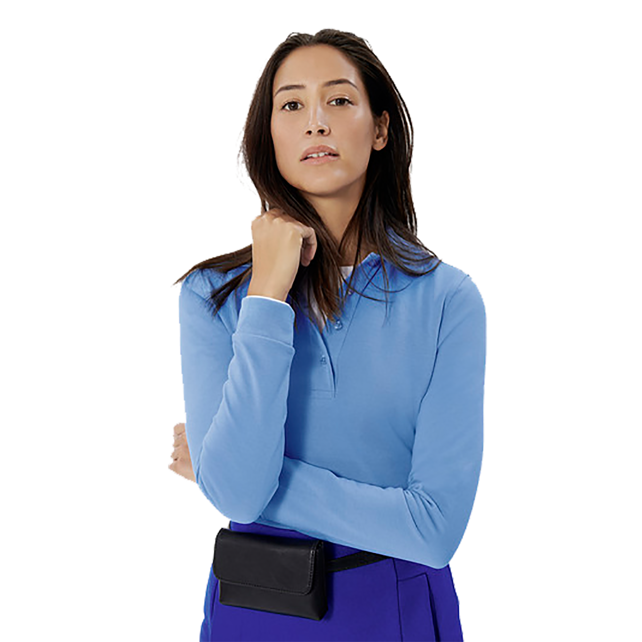 Damen-Longsleeve-Poloshirt Mikralinar® H215