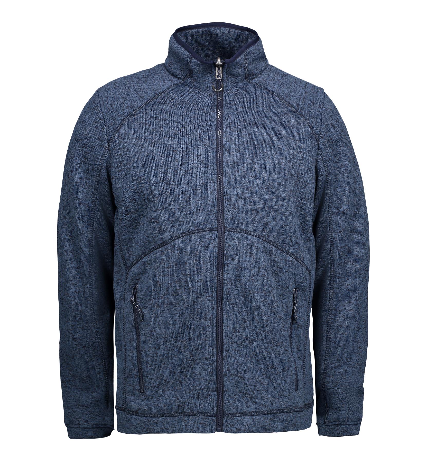 Herren Fleecejacke Meliert ID0847