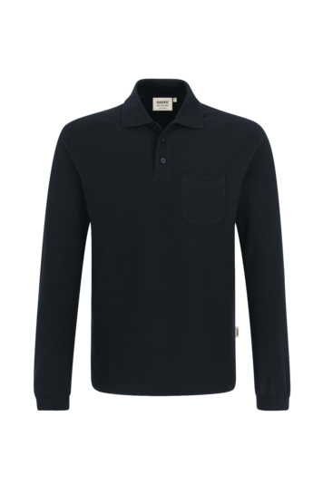 Herrren Longsleeve-Pocket-Poloshirt Top H809