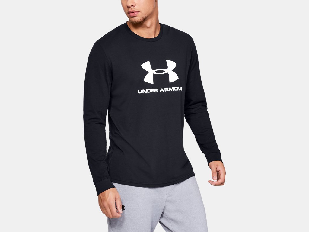 Under Armour Sportstyle Langarm mit Logo Brust Mitte