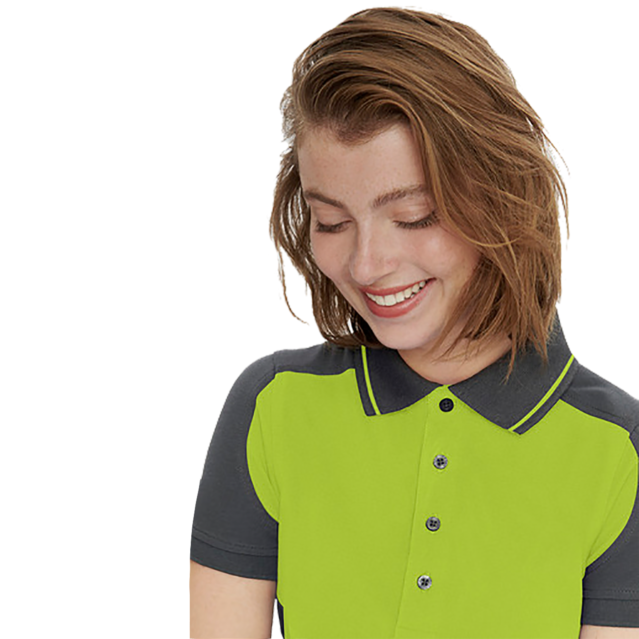 Damen Polo Contrast Perform. H239