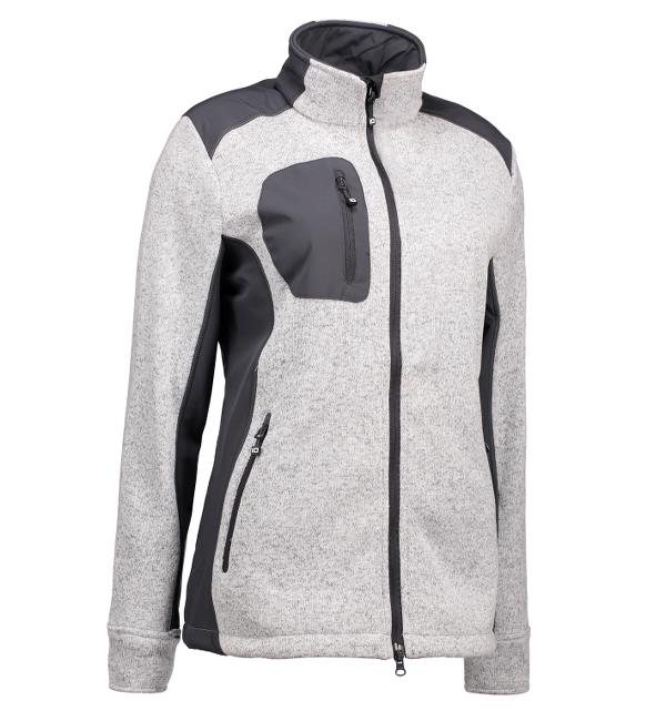 Damen Strickfleecejacke ID0851
