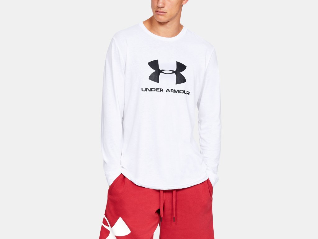 Under Armour Sportstyle Langarm mit Logo Brust Mitte