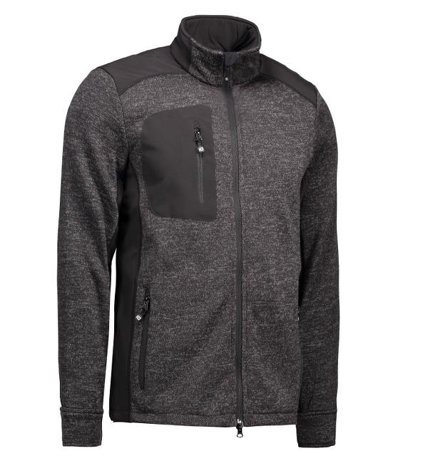 Herren Strickfleecejacke ID0850