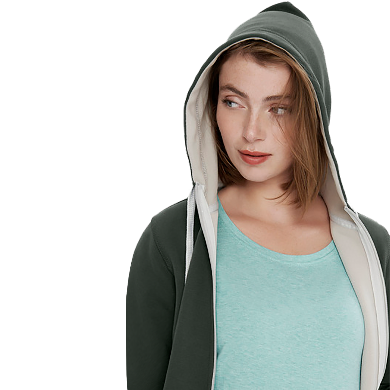 Damen-Kapuzenjacke Bonded H255