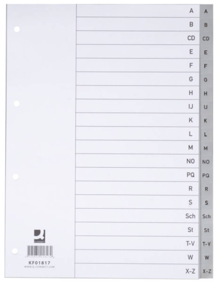 Register - A - Z