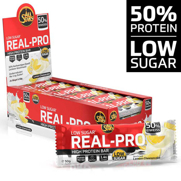 REAL-PRO 50% PROTEIN BAR | 24 Stück