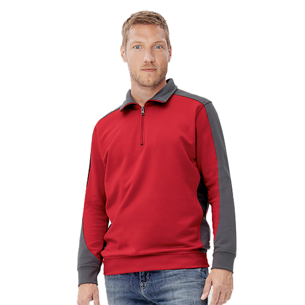 Zip-Sweatshirt Contrast Mikralinar® H476