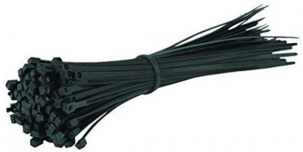 Kabelbinder, schwarz, 160x2,5 mm